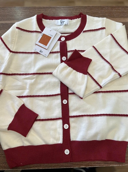ÁO LEN SỌC ĐỎ GP SIZE S,M
