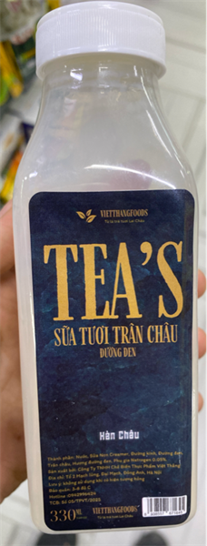 Sữa tươi trân châu đường đen
