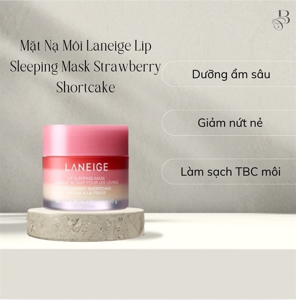 Mặt nạ ngủ môi Laneige Lip Sleeping Mask Limited Strawberry Shortcake
