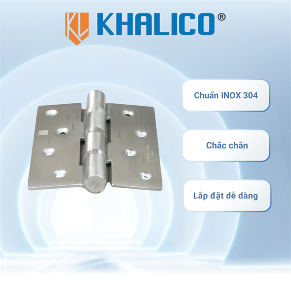 Bản lề cửa KHALICO - KL 101A 1T x 2.5ly 304