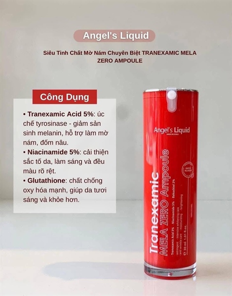 Serum nama tranexamic đỏ