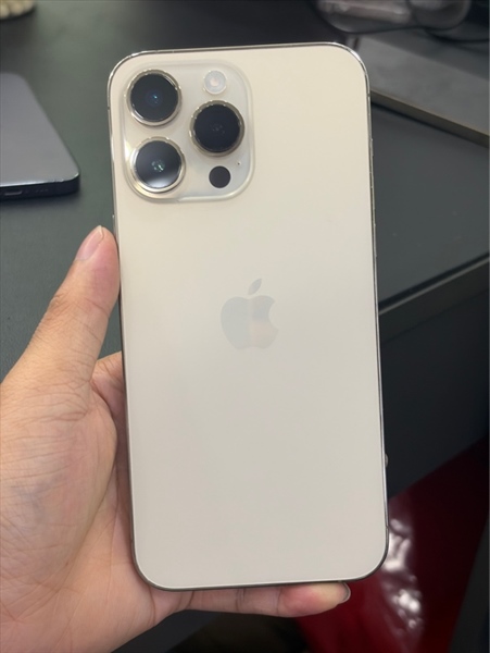 14 ProMax 128gb 99% LL Gold , pin new