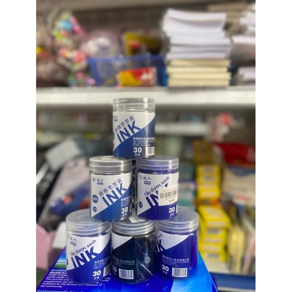 Mực ống tẩy được INK - xanh đen