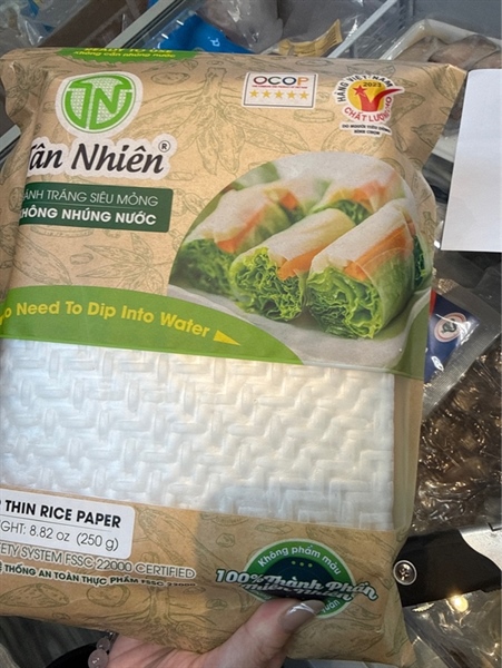 bánh tráng mỏng Tân Nhiên