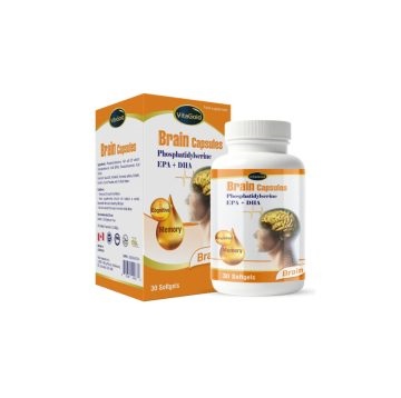 Viên bổ não Vitagold Brain Canada (Hộp 30 viên)