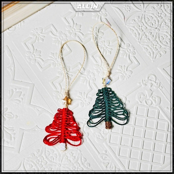 Móc khoá ALLIN D Cây thông Giáng Sinh