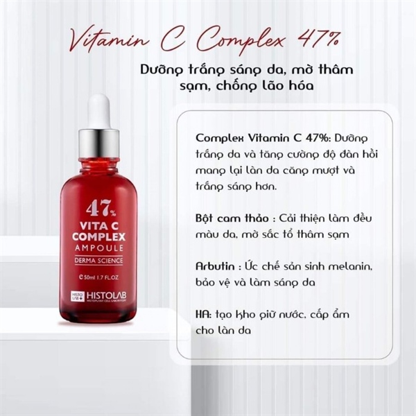 Tinh Chất Serum Histolab Đỏ 47%