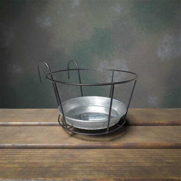 Giỏ Treo Ban Công 22x28x12/15 + đĩa 18x18x3