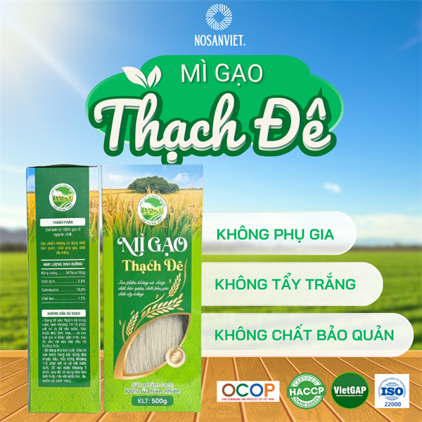 Mỳ gạo Thạch Đê 500g (dạng hộp)