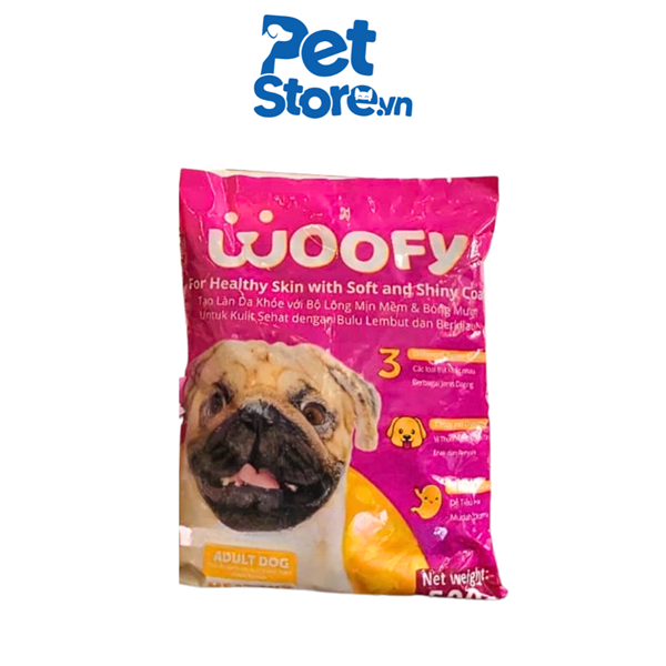 Hạt Cho Chó Woofy Adult 500g