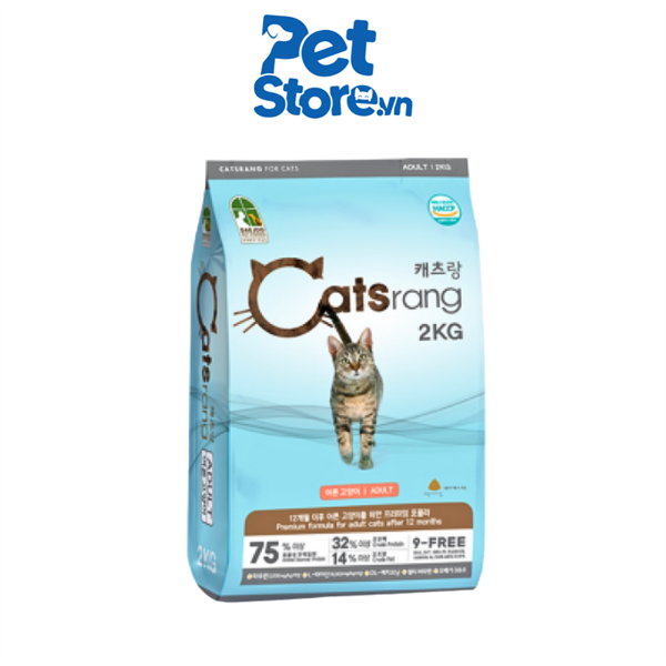 Hạt Cho Mèo Catsrang Adult - Giành Cho Mèo Trưởng Thành 2kg