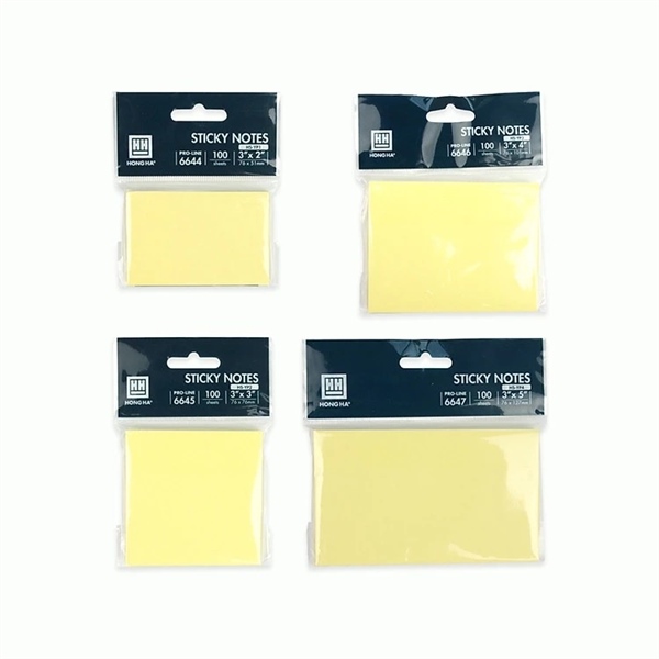 Giấy note vàng sần 76*76 Hồng Hà HH-6645