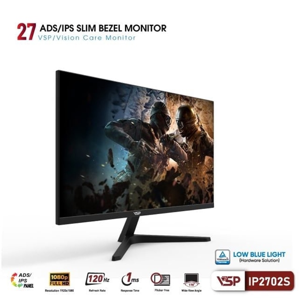 Màn Hình VSP IP2702 (27 inch, FHD, 120Hz, IPS, Đen) - 24 TH