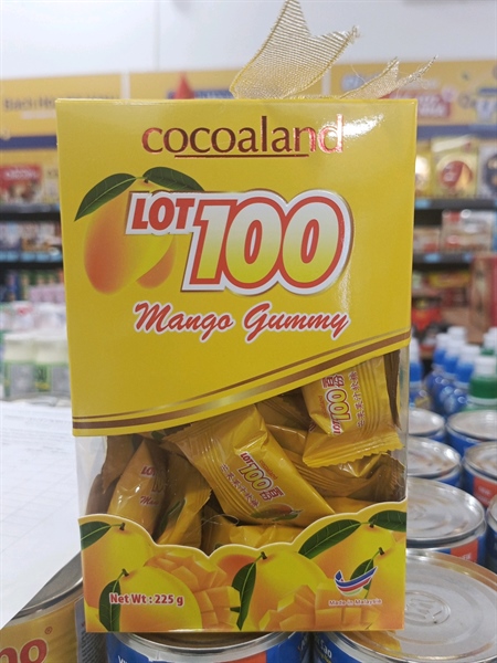 Kẹo LOT100 - Hộp 225gx24 Xoài