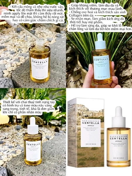 Serum Skin1004 Madagascar Centella Ampoule rau má làm dịu & hỗ trợ phục hồi da 55ml