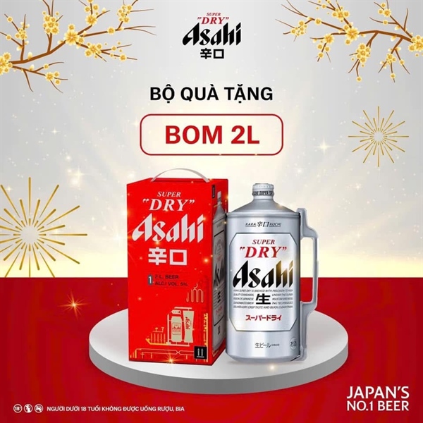 ASAHI 2L HỘP QUÀ TẾT ( SALE)