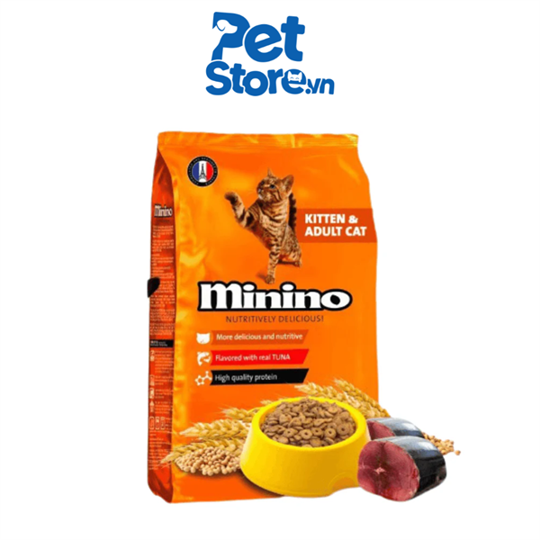 Hạt Cho Mèo Minino - Vị Cá Ngừ 480g