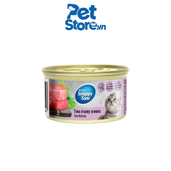 Pate Cho Mèo Snappy Tom Deli Premium Kitten - Dành Cho Mèo Con 85g