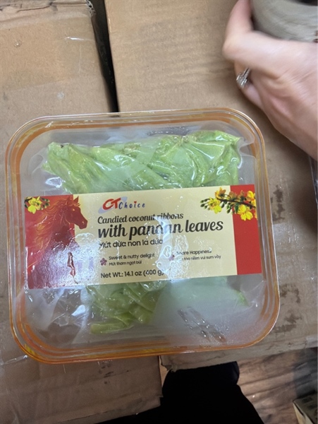Mứt Dừa Lá Dứa