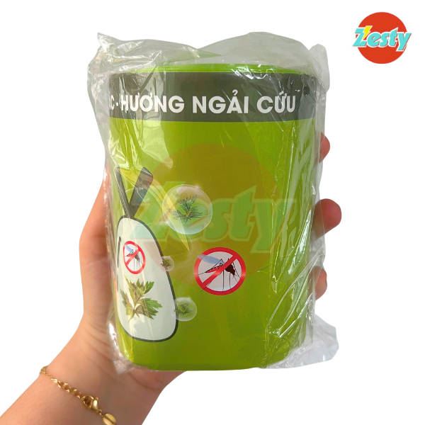 50 Túi Rác Dây Rút Ngải Cứu – Khử Mùi Mạnh, Chống Muỗi, Siêu Dai, Không Rò Nước