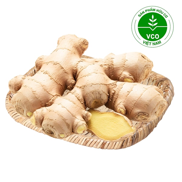Gừng hữu cơ (Vỉ 200 g)