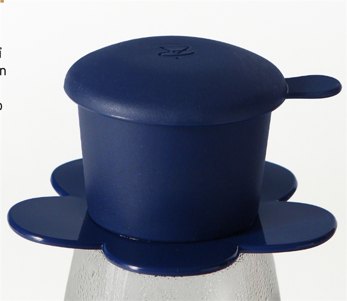 Coffee Filter Petal Phin Series: Solid in Indigo