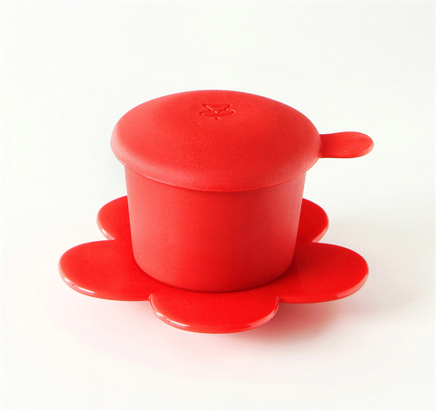 Coffee Filter Petal Phin Series: Solid in Red