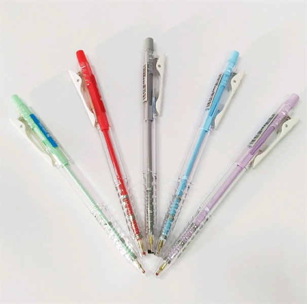 Bút bi Thiên Long Pro 027 TL-105 - 3 màu mực, thân bút pastel thời trang, phù hợp cho học sinh, sinh viên