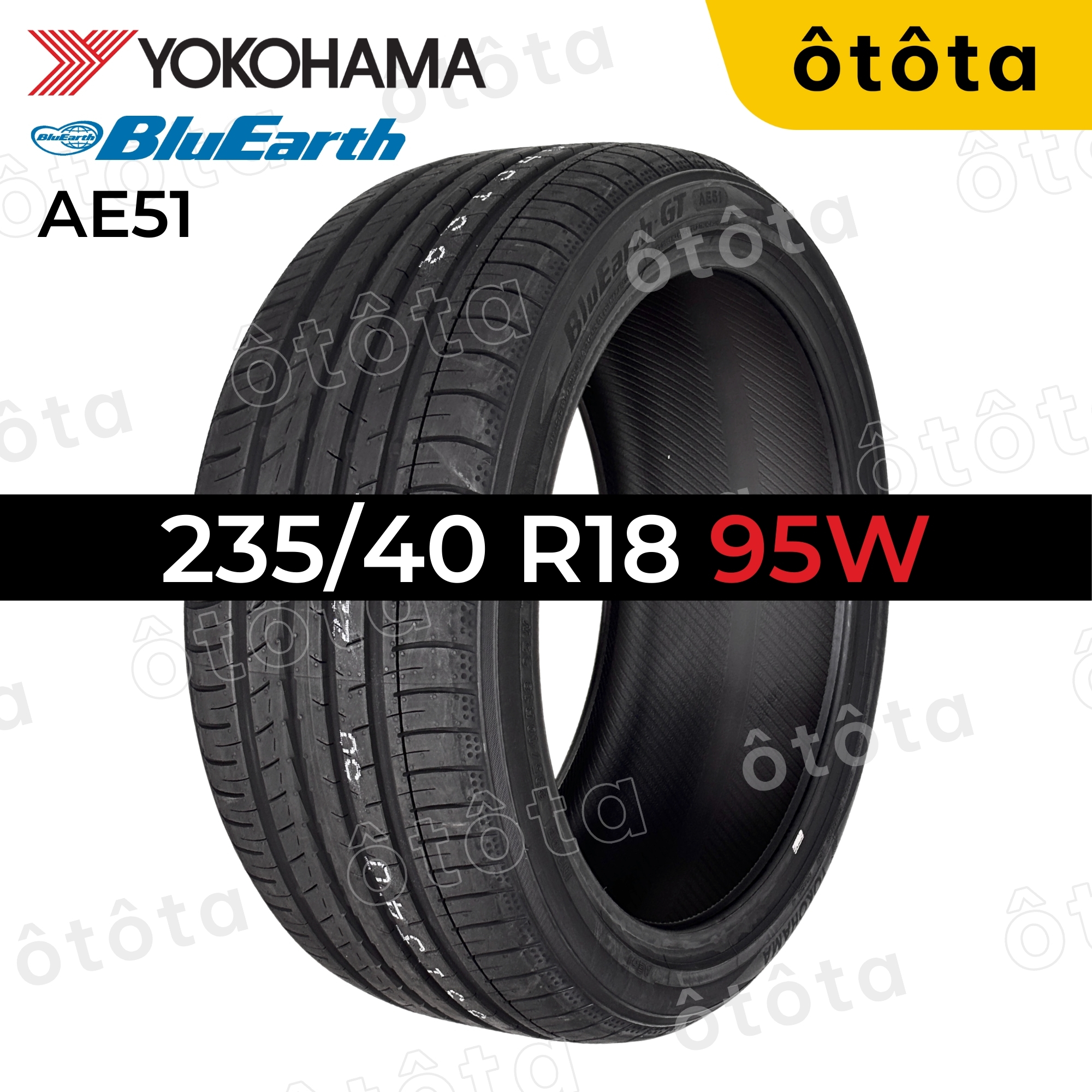 Lốp Yokohama 235/40 R18 95W BluEarth AE51 Nhật