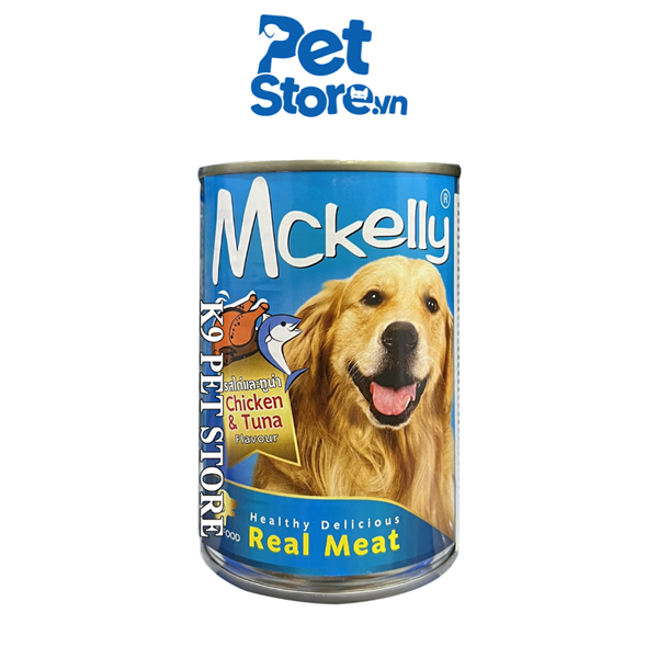 Pate Cho Chó McKelly - Vị Thịt Gà & Cá Ngừ 400g
