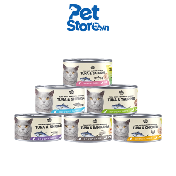 Pate Mèo Meowow! Công Thức Cá Ngừ Dinh Dưỡng 80g