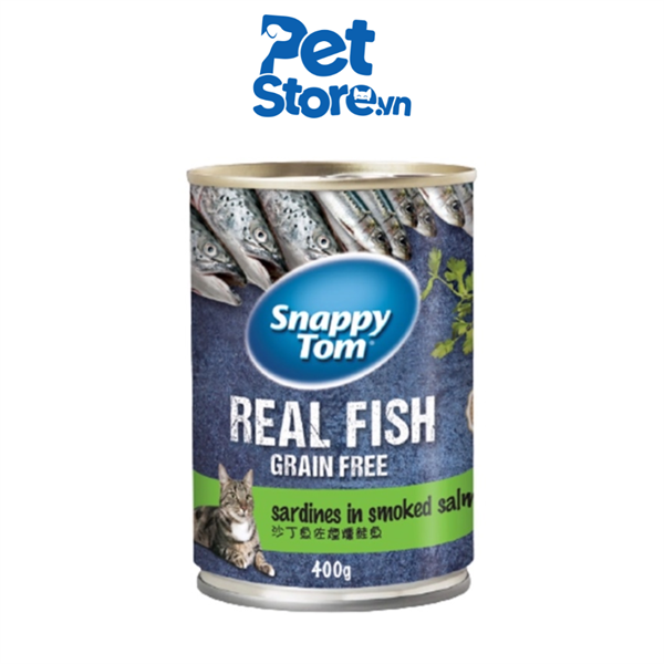 Pate Cho Mèo Snappy Tom 60% Là Cá 400g