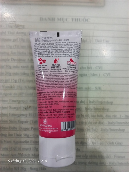 Sữa Dưỡng Thể Nước Hoa Sắc Ngọc Khang ( Tube 50g )- HKM- HTP 3