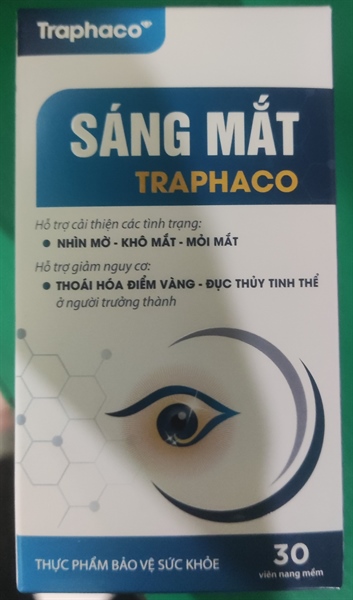 Sáng Mắt hỗ trợ cải thiện các vấn đề về mắt ( Hộp 1 lọ 30 viên)- traphaco 2