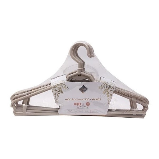 Móc áo xoay vuông Hara inochi 175 ( 5 cái/lốc) - Nhật Bản