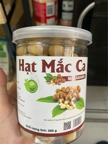 Nhân hạt mắc ca mộc Lan chiến Lan 250 gr
