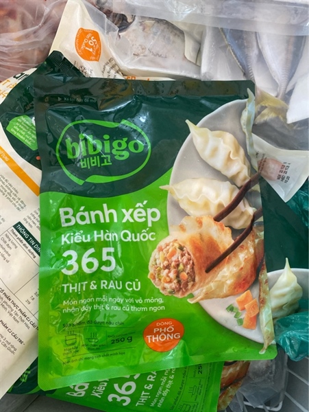 Bánh xếp kiểu Hàn Quốc 365 thịt và rau củ 250g