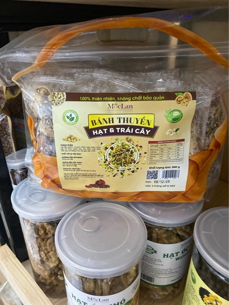 Bánh thuyền 6 hạt và trái cây