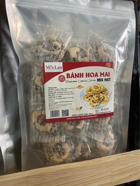 Bánh Hoa mai mĩ hạt dinh dưỡng mộc Lan chiến Lan