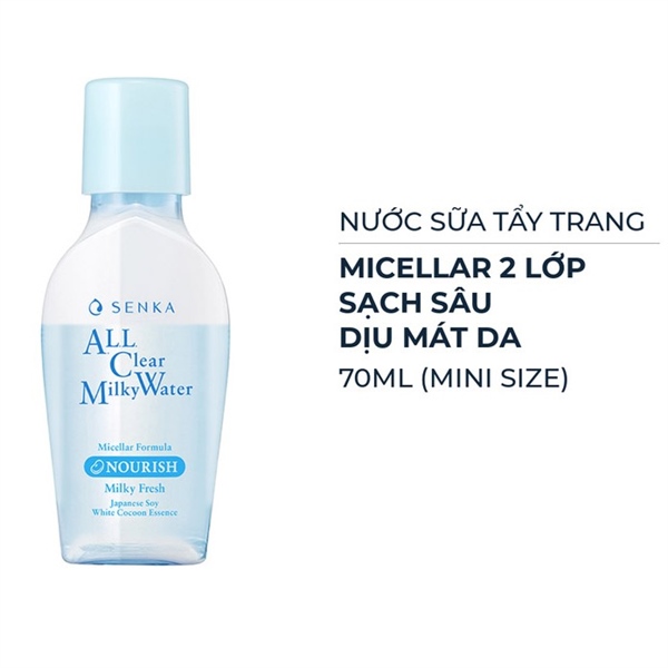 Tẩy trang Senka mini 70ml (TEM)