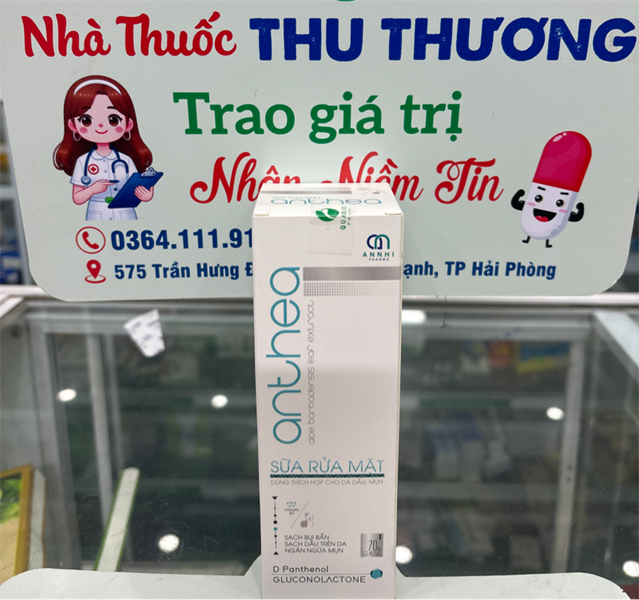 Sữa rửa mặt Anthea