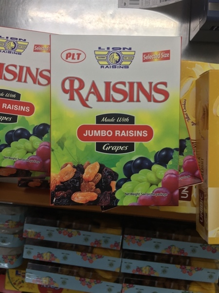 Nho khô raisin