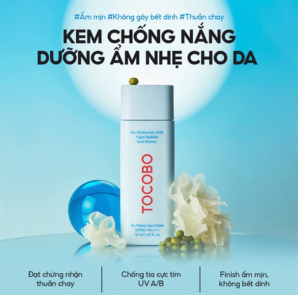Kem Chống Nắng TOCOBO Bio Watery 50ml