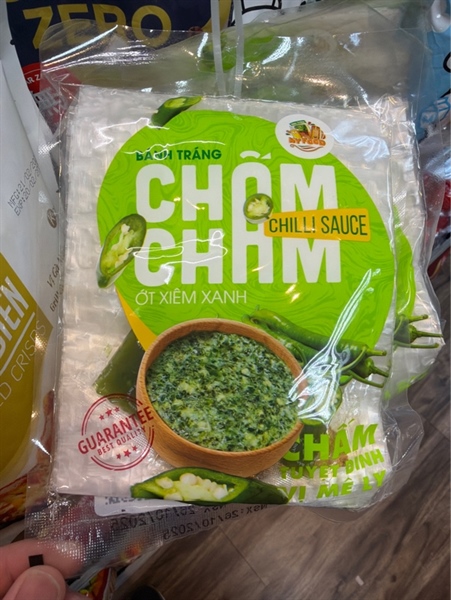 Bánh Tráng Chấm Ớt Xiêm Xanh