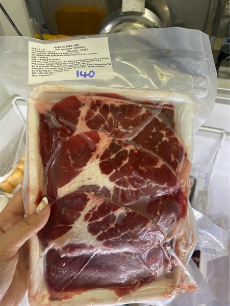 Gù bò Úc đông lạnh Úc