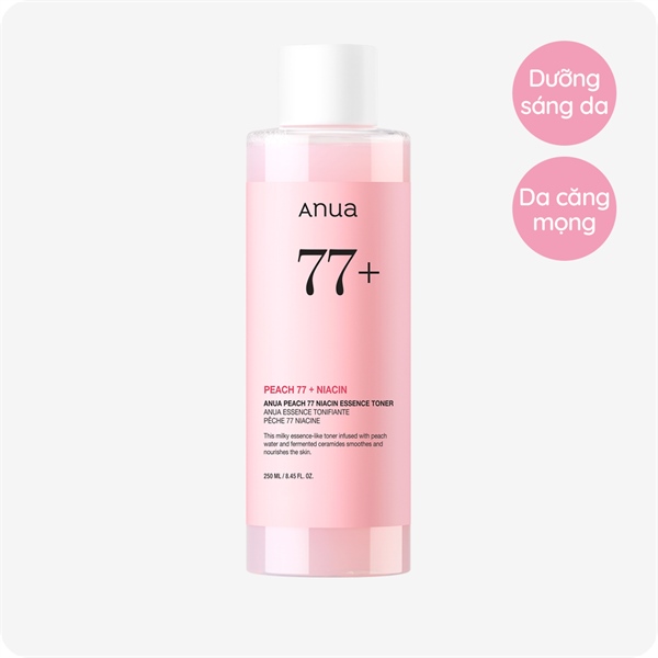 ANUA Tone Peach 77+ Niacin Essence 250ml - Hồng