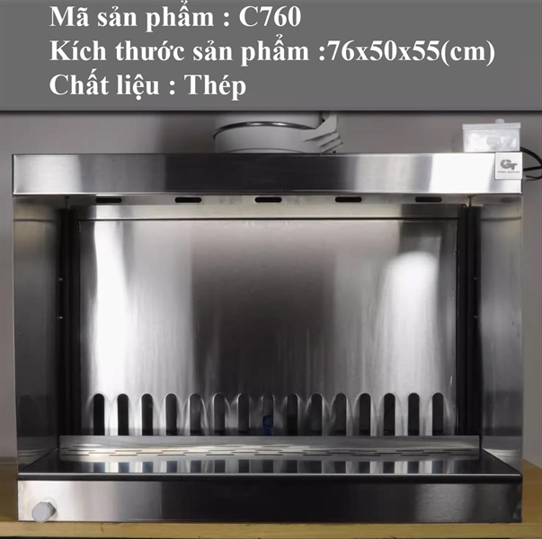 Buồng sơn thép cao cấp có màng nước GT MODEL Mã C760