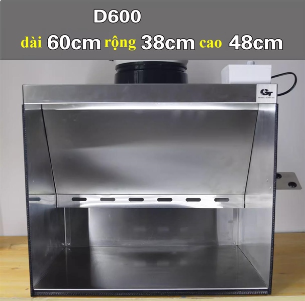 Buồng sơn thép cao cấp HÚT KHI GT MODEL Mã D600