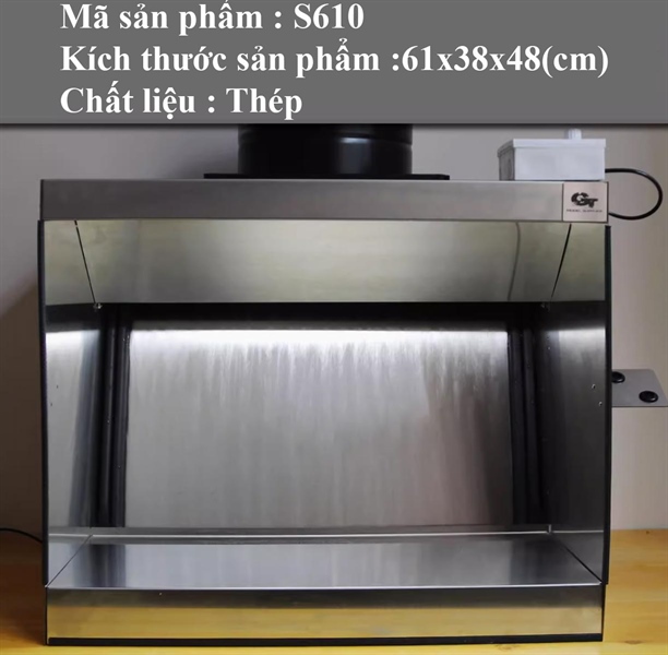 Buồng sơn thép cao cấp có màng nước GT MODEL Mã S610
