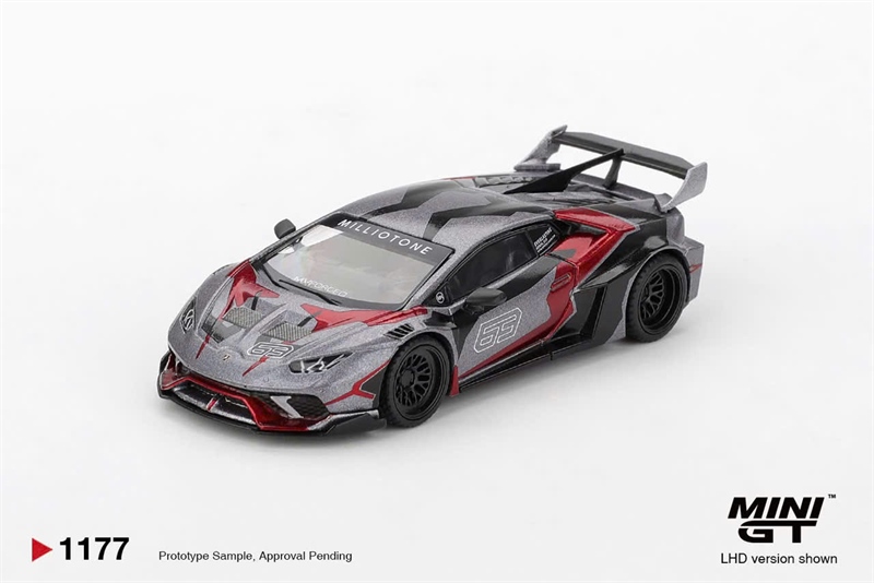 (Pre-Order 4/2026) Mini GT Box Version MGT01177 LB★WORKS Lamborghini Huracán GT RONIN